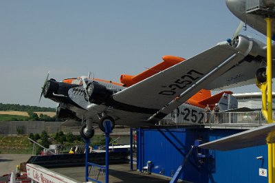 Wednesday 14 July, 2010  Junkers JU-52 in civilian garb  The Junkers JU-52 first saw military action in Spain. After the outbreak of the Spanish civil war on July 17 1936, Germany dispatched twenty Ju-52s to serve as transport planes to support the nationalists under General Franco. : 2010-07-13 Claus