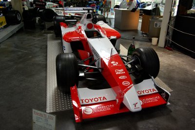 Wednesday 14 July, 2010  2002 Toyota TF 102 F-1  The Toyota TF102 was the car with which the Toyota team competed in the 2002 Formula One season, the team's inaugural Championship campaign. It was piloted during the season by Mika Salo and Allan McNish. : 2010-07-13 Claus