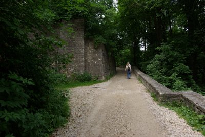 Thursday 15 July, 2010 &nbsp;  Then the going gets hard as we walk up the hill to the ruins. : 2010-07-16 Claus