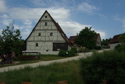 Thursday 15 July, 2010 &nbsp;  Some of the buildings are 500 years old. This barn was built in 1495/6 from oak. After this, we returned to Claus' place and had pizza for dinner.    Next stop: Claus : 2010-07-16 Claus