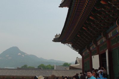 Thursday 10 June, 2010  The palace complex is slowly being restored to its original form prior the destruction. As of 2009, roughly 40 percent of the original number of palace buildings still stand or are being reconstructed. : JGR Korea