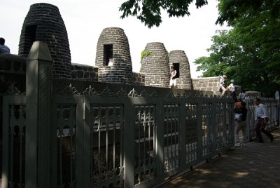 Thursday 10 June, 2010  The peak of Mt Namsan used to be crowned with fortifications, but they are long gone. : Seoul