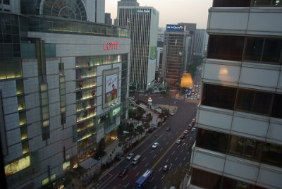 Wednesday 9 June, 2010  We made it to our hotel, the Ibis in downtown Seoul. It's not too badly priced at $150/day including breakfast. : Sydney to Seoul