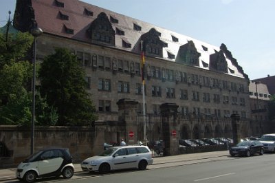 Monday 12 July, 2010 &nbsp;  Our first stop next morning is the Palace of Justice in Nürnberg where the Allied forces held a series of military tribunals after World War II to prosecute prominent Nazi war criminals. Stalin wanted to murder 50 -100,000 German staff officers in revenge  but Churchill opposed murder for "political purposes". : 2010-07-12 Nurnberg