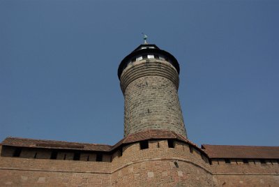 Monday 12 July, 2010 &nbsp;  The Sinwell Tower. Wolfram told us that this tower was not bombed during WWII because the allied bombers used it as a reference point in their bombing runs. : 2010-07-12 Nurnberg