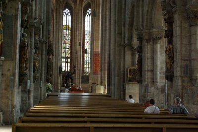 Monday 12 July, 2010 &nbsp;  The St. Sebaldus Church is one of the most important churches of the city and also one of the oldest. It is located at the Albrecht-Dürer-Platz, in front of the old city hall. : 2010-07-12 Nurnberg