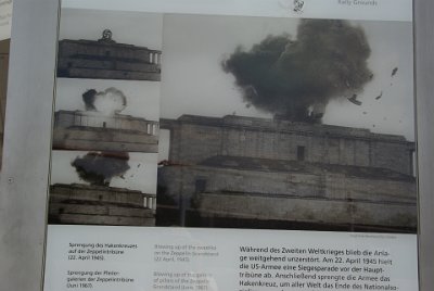 Monday 12 July, 2010 &nbsp;  The symbolic blowing up of the swastika by US forces in 1945. : 2010-07-12 Nurnberg