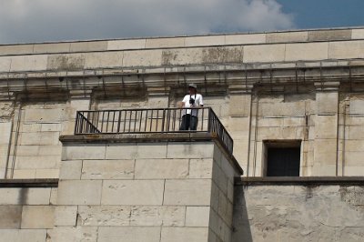 Monday 12 July, 2010 &nbsp;  I climbed to the speaker's platform from where Hitler addressed crowds as large as 200,000. : 2010-07-13 JGR NUNBERG