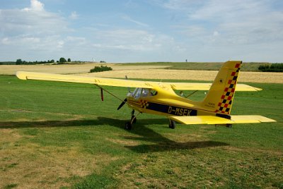 Tuesday 13 July, 2010 &nbsp;  The P92 is a two seat ultralight monoplane with a Rotax 1.4 litre engine. : 2010-07-13 Neurnberg