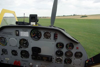 Tuesday 13 July, 2010 &nbsp;  The P92 has radio but there is no instrument navigation or landing. Lukas is one of the few pilots in the club to be instrument rated - not surprising for a commercial airline pilot. : 2010-07-13 Neurnberg