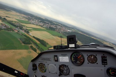 Tuesday 13 July, 2010 &nbsp;  Engine is at 5000 RPM as we pass through 1800 feet.  We're travelling at 120 knots. Flaps are up and engine temperature is in the low green zone. : 2010-07-13 Neurnberg