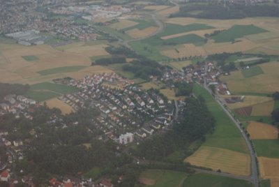 Tuesday 13 July, 2010 &nbsp;  We travel in a southeasterly direction towards  Nürnberg city as light rain falls. : 2010-07-13 Neurnberg