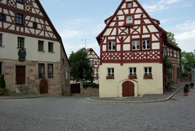 Tuesday 13 July, 2010 &nbsp;  It's another beautifully maintained or rebuilt medieval village. : 2010-07-13 Neurnberg