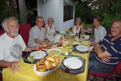 Sunday 11 July, 2010 &nbsp;  Franconia is named after a tribe that lived in this area over 1000 years ago called the Franks. The bordering country of France is also named after the same tribe. We sat on the back porch and chatted about all sorts of things until midnight after which we went to bed.    Next stop: Nürnberg : 2010-07-11 nurnberg