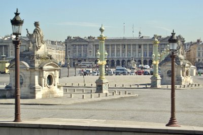 Thursday 8 July, 2010 &nbsp;   Other important figures guillotined on the site were Queen Marie Antoinette on 16 October 1793, Princess Élisabeth of France (her sister-in-law) and many others. The other imposing building, identical to the Hotel de Crillon, is the French Naval Ministry. : 2010-07-08 Paris1