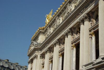 Thursday 8 July, 2010 &nbsp;  The Palais Garnier is a 2,200-seat opera house on the Place de l'Opéra which was the primary home of the Paris Opera from 1875 until 1989. It was designed by Charles Garnier in Neo-Baroque style and is regarded as one of the architectural masterpieces of its time. : 2010-07-08 Paris1