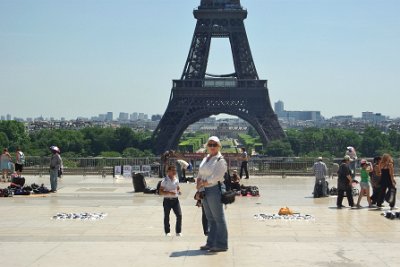 Thursday 8 July, 2010 &nbsp;  It was here, with the Eiffel Tower in the background, that Adolf Hitler was pictured during his short tour of the defeated city in 1940. This became an iconic image of the Second World War. : 2010-07-08 Paris1