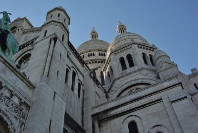 Thursday 8 July, 2010 &nbsp;  The site of the basilica is traditionally associated with the beheading of the city's patron,    Saint Denis   , in the 3rd century. According to legend, after he was martyred here, Bishop Denis picked up his severed head and carried it several miles to the north, where the suburb of Saint-Denis stands today. Saint Denis was one of many    cephalafores    in ancient legend. : 2010-07-08 Paris1