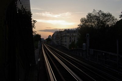 Friday 9 July, 2010 &nbsp;  The metro takes us back to Cambronne station as the sun sinks slowly somewhere. It's about 10:00 at night and it's been an interesting day. By now I have decided that Parisians themselves aren't that rude but the noisy, hubristic  unpleasant hordes from other countries are.     Next stop: Our third day in Paris and travel back to Strasbourg : 2010-07-09 Paris2