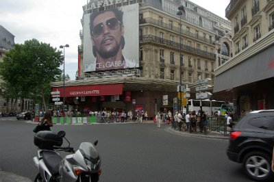 Saturday 10 July, 2010 &nbsp;  Jenni returned at 11:30 and we checked out of the hotel. We left our luggage in the hotel's locker room and caught a metro to the main shopping centre in Paris. This area was extensively modernised by    Baron Haussmann    and Galeries Lafayette is located on a boulevarde named after him. : 2010-07-10 Paris Strasbourg