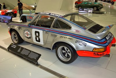 Thursday 17  June, 2010 1973 Porsche 911 Carrera RSR  The RSR models are Porsche's mainstay for circuit racing.  RS stands for Rennsport meaning "racing sport". : 2010-06-18 stuttgart