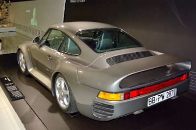 Thursday 17  June, 2010 1988 Porsche 959 Coupe  The 959 was designed for Group B auto racing. It is based on the 911 and 292 were produced. It was priced at DM 420,00 or &euro;215,000. : 2010-06-18 stuttgart