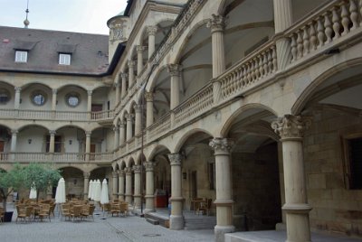 Friday 18,  June, 2010  This is the inner courtyard of the    Altes Schloss    Stuttgart.    Next stop: Bad Tolz, our home for the next 12 days . : 2010-06-18 stuttgart