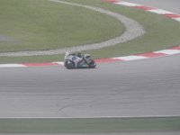 Saturday 20 October 2012  Karel Abraham CZE (17) rides his Cardion AB Motoracing Ducati through turn 1 from a top speed of 318 kmh. His lap time was  2'04.566 - 3.4 seconds from the lead. : MotoGPMalaysiq