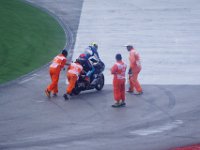 Saturday 20 October 2012  They give him a push start : MotoGPMalaysiq