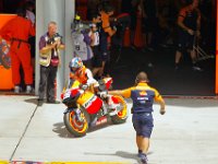 Sunday 21 October 2012   Dani Pedrosa rejoins morning warmup. : MotoGPMalaysiq