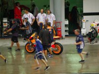 Sunday 21 October 2012   Pedrosa comes in. Because the race was not restarted and, being ahead at lap 13, he was declared the winner. Jorge Lorenzo took second place. : MotoGPMalaysiq