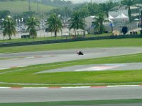 Friday 11 October 2013  Marc Marquez, Spain, Honda sweeps through the very tight turn 2. He finished FP1 in second with 2 01.596 : Sepang