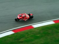 Saturday 12 October 2013 - Qualifying day  We return to turn 14 which is the closest you can get to the riders at Sepang. Nicky Hayden USA, Ducati. : Sepang