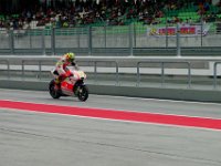 Saturday 12 October 2013 - Qualifying day  Andrea Iannone. He finishes first in this session and progresses to Q2. : Sepang