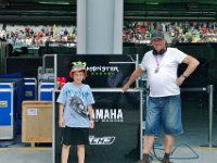 Saturday 12 October 2013 - Qualifying day  The garage of Bradley Smith and Cal Crutchlow : Sepang