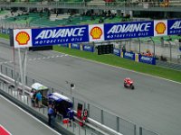 Saturday 12 October 2013 - Qualifying day  Nicky Hayden starts his fast lap. He qualified eleventh; not too good for a full-factory machine. : Sepang