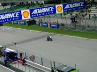 Saturday 12 October 2013 - Qualifying day  Lorenzo finishes his fast lap. Surprisingly, he finished only fourth being displaced by Crutchlow. : Sepang