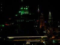 Saturday 12 October 2013 - Qualifying day  Then its back to our hotel  for dinner and recovery. We have views of the Petronas Twin Towers and the Menara Tower. : Sepang