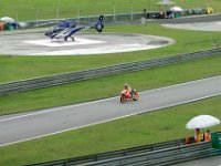 Sunday 13 October 2013 - Race day  Pedrosa returns to the pits during warmup. He was second fastest. : Sepang