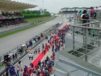 Sunday 13 October 2013 - Race day  The Moto3 race doesn't start until 1pm so until then pit lane is open for the punters : Sepang