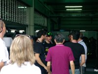 Sunday 13 October 2013 - Race day  Dean walks to Cal Crutchlow's garage and lo and behold, there he be. : Sepang