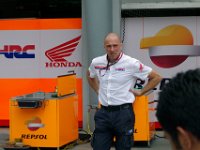 Sunday 13 October 2013 - Race day  This is HRC Team Principal  Livio Suppo. He used to be in Ducati with Casey Stoner. : Sepang