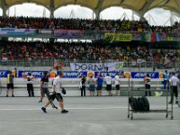 Sunday 13 October 2013 - Race day  The stands are filling nicely. In years past a small crowd would attend in time to watch only the MotoGP race but not ths year : Sepang