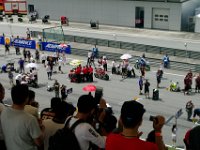 Sunday 13 October 2013 - Race day  The riders make their way to their grid positions. : Sepang