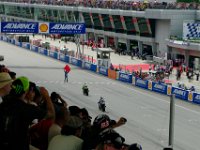 Sunday 13 October 2013 - Race day  A little over two minutes later, the grid reassembles. : Sepang