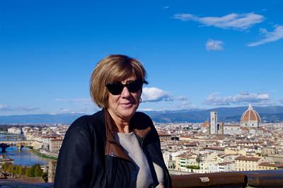 Sunday 22 2015  - Florence back to Biot Ma jolie sœur ❤️ & Florence from Piazzele Michelangelo