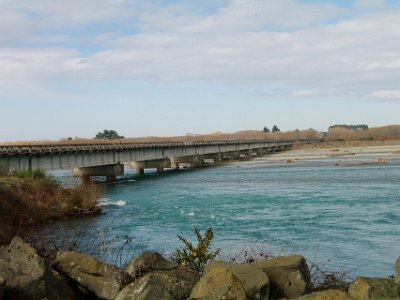 Day 2 - 40th Anniversary trip to NZ  The Waitaki River empties into the sea just before Oamaru.  It’s a beautiful spot and we stop for a photo session.