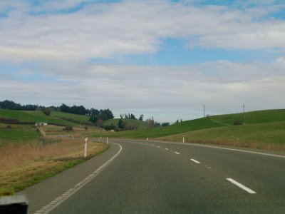 Day 2 - 40th Anniversary trip to NZ  A pleasant feature of the South Island is the lack of traffic and the high quality of the roads.