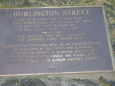 Day 2 - 40th Anniversary trip to NZ  When the Queen of England visited Australia for the first time in 1954,  the Anglophile prime minister Sir Robert Menzies quoted lines 3 and 4 of the first stanza in his welcoming speech. The story goes that the Queen blushed. English poet Thomas Ford wrote the poem.