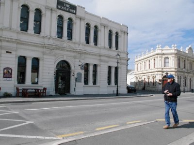 Day 2 - 40th Anniversary trip to NZ  Next stop is Oamaru which is nestled between the Alps and the ocean. What a wonderful place to build a city.